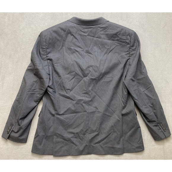 Lauren Ralph Lauren Slim Fit Mens 100% Wool Coat Blazer 2-Button Jacket Size 46R - Picture 14 of 16